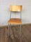 Industrial Beech and Iron Dining Chairs, 1960s, Set of 10 9