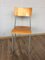 Industrial Beech and Iron Dining Chairs, 1960s, Set of 10, Image 9