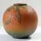Jarrón danés modernista antiguo de cerámica con flores de Ipsen's, Imagen 6