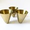 Brass Candleholder by Gunnar Ander for Ystad-Metall, 1950s 6