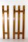 Wood and Anodized Aluminum Coat Racks, 1960s, Set of 2 7