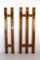 Wood and Anodized Aluminum Coat Racks, 1960s, Set of 2 11