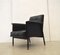 French Leather Lounge Chairs by Jacques Quinet, 1960s, Set of 2 3