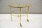 German Brass & Glass Trolley from Vereinigte Werkstätten München, 1950s 2