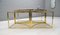 Hollywood Regency Brass & Smoked Glass Nesting Coffee Table Set, 1960s, Set of 3 11