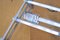 Vintage Art Deco German Aluminum Clothes Rack 7