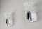 Italian Chrome Plating and Cut Glass Sconces from Targetti, 1970s, Set of 2 4