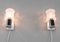 Italian Chrome Plating and Cut Glass Sconces from Targetti, 1970s, Set of 2, Image 9