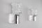 Italian Chrome Plating and Cut Glass Sconces from Targetti, 1970s, Set of 2 3