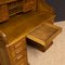 Antique Edwardian Brass and Oak Roll Desk from H.L.L, Image 13