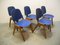 German Beech Dining Chairs from Thonet, 1950s, Set of 5 8