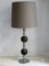 Vintage Fabric and Nickel Table Lamp, 1970s 8