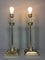 Modernist Brass and Glass Table Lamps, 1980s, Set of 2 12