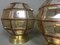 German Facetted Glass Ceiling Lamps, 1950s, Set of 2 1