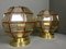 German Facetted Glass Ceiling Lamps, 1950s, Set of 2 2