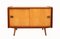 Credenza Mid-Century in acero e noce, Germania, anni '50, Immagine 1