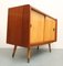 Credenza Mid-Century in acero e noce, Germania, anni '50, Immagine 2