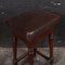 Antique Leather and Mahogany Bar Stool, 1890s, Image 2