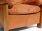 Set of Artona Leather and Wood Lounge Chair with Ottoman by Tobia & Afra Scarpa for Maxalto, 1970s 10