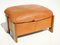 Set of Artona Leather and Wood Lounge Chair with Ottoman by Tobia & Afra Scarpa for Maxalto, 1970s 4