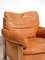 Set of Artona Leather and Wood Lounge Chair with Ottoman by Tobia & Afra Scarpa for Maxalto, 1970s 15