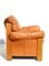 Set of Artona Leather and Wood Lounge Chair with Ottoman by Tobia & Afra Scarpa for Maxalto, 1970s 3