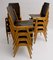 Mid-Century Beech and Plywood Dining Chairs by Franz Schuster for Wiesner-Hager, Set of 12 3