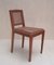 Art Deco French Oak and Wax Dining Chairs, 1920s, Set of 4, Image 1