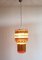 Vintage Italian Amber Murano Glass Chandelier, 1982, Image 7