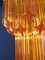 Vintage Italian Amber Murano Glass Chandelier, 1982 12