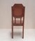 German Solid Oak & Leather Chairs, 1910s, Set of 6 3