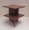 Vintage Art Deco French Walnut Side Table, 1930s, Image 1