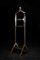 American Black Walnut & Polished Stainless Steel Permanent Style Valet Stand by Honorific 3