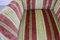 Vintage Striped Velvet Armchair, 1970s 2