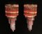 Large Vintage Italian Murano Glass Wall Lights, 1982, 3