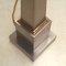 Neo-Classical French Brass and Steel Table Lamp from Maison Charles, 1970s 4
