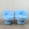 Hand-Crafted Fabric Armchairs, 1970s, Set of 2 1