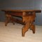 Antique Italian Walnut Trestle Table, 1790s 1