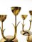 Brass Candleholders by Gunnar Ander for Ystad-Metall, 1960s, Set of 3, Image 4