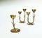 Brass Candleholders by Gunnar Ander for Ystad-Metall, 1960s, Set of 3 7
