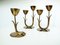 Brass Candleholders by Gunnar Ander for Ystad-Metall, 1960s, Set of 3 5