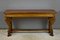 Antique French Oak and Pine Console Table 1
