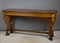 Antique French Oak and Pine Console Table 9