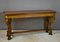 Antique French Oak and Pine Console Table 11