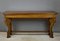 Antique French Oak and Pine Console Table 12