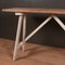 Antique French Painted Trestle Table, 1890s 5