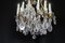 Lustre Antique Style Napoleon III en Bronze et Cristal, France 8