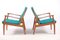 Danish Teak Lounge Chairs by E. Andersen and P. Pedersen for Horsnaes, 1960s, Set of 2 3