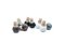 Marble and Cork Bottles Stoppers from FiammettaV Home Collection, Set of 8 3