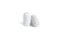 Rounded Salt and Pepper Set In White Carrara Marble from FiammettaV Home Collection, Set of 2 3